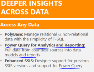 PowerQuery for SSAS and SSRS
