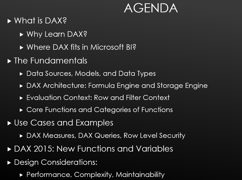 Boston Code Camp Boston Code Camp: Intro to DAX Slides – Insight Quest