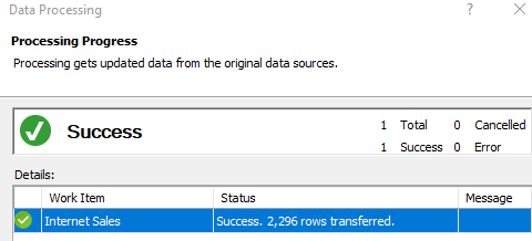 The month of data is retrieved